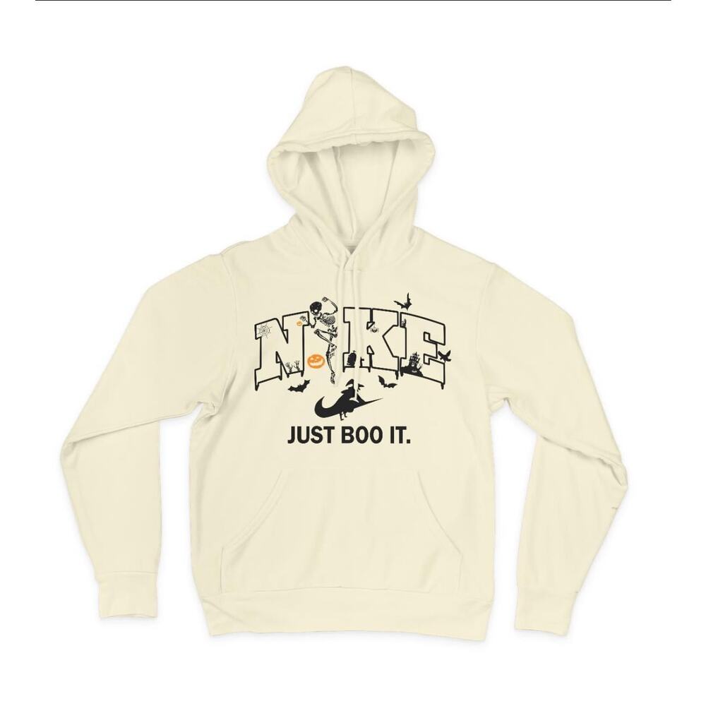 Just Boo It Halloween Hoodie Handmade